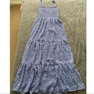 Blue Floral Maxi Dress - DYNAMITE